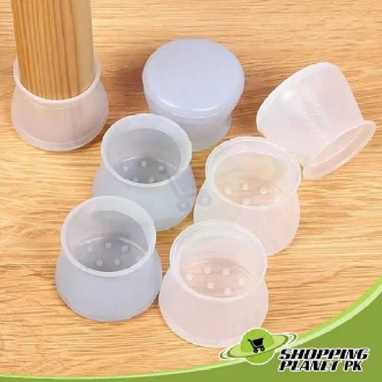Table Chair Leg Silicone Cap Pad Furniture Non Slip Feet Cover Floor Protector Foot Bottom Pads Caps Rubber Home Decoration - Oshi.pk - Buy & Sell Online