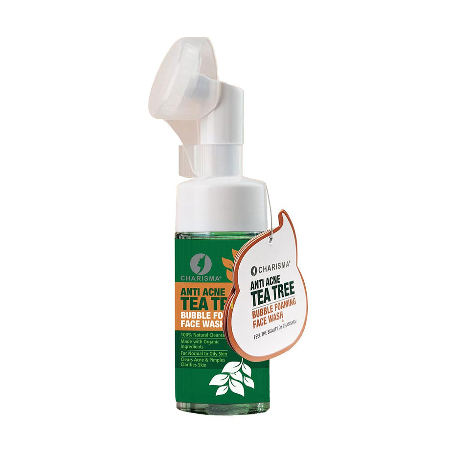 Tea Tree Anti Acne Bubble Facewash With Brush (Original) - Oshi.pk - Buy & Sell Online