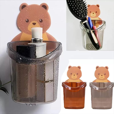 Teddy Bear Tooth Brush Holder For Bathroom - Oshi.pk - Buy & Sell Online