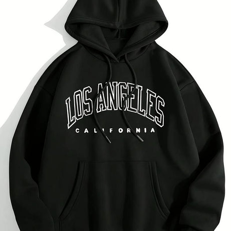 LOSS ANGELES Hoodies For Men & Women Printed Kangaroo Pocket Drawstring Pullovers Clothing Long Sleeves Export Quality Winter Wear