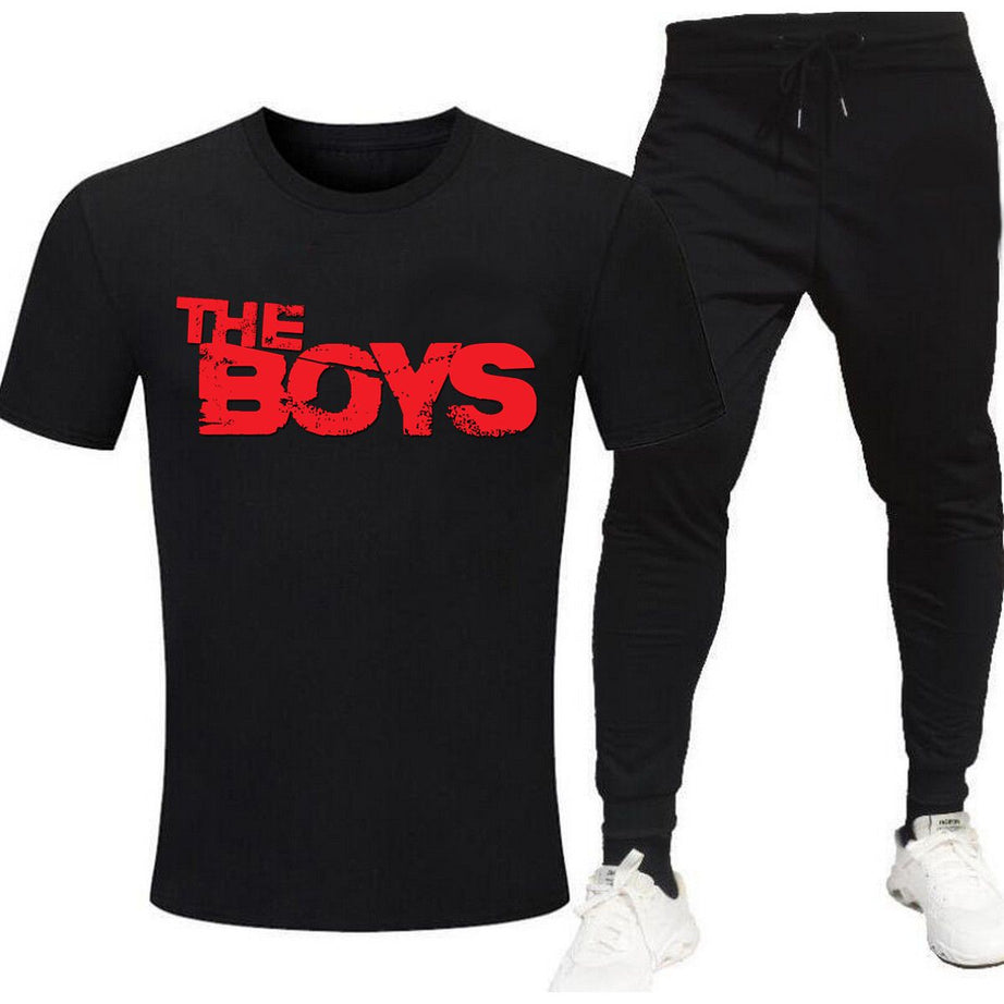 THE BOYS Tracksuit for Men printed half Sleeve T-Shirt & Trouser for Summer Collection - Oshi.pk - Buy & Sell Online