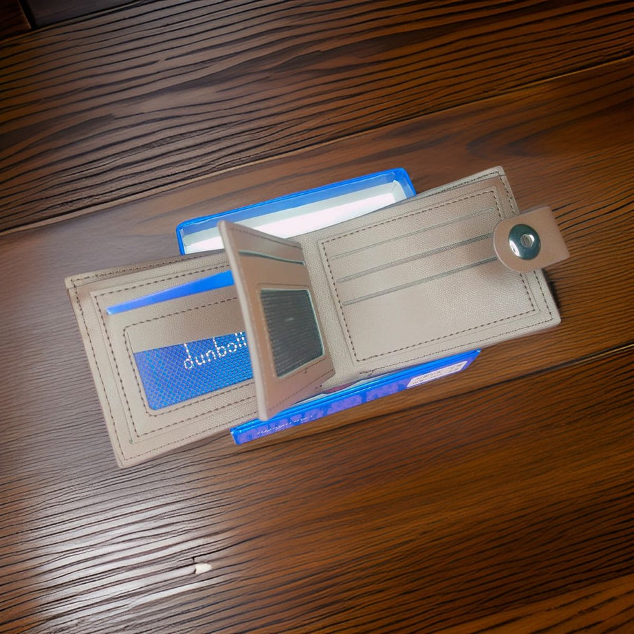 TheMarkhor Dunbollu Men's PU Leather Trifold Card Holder Retro Wallet's - Oshi.pk - Buy & Sell Online