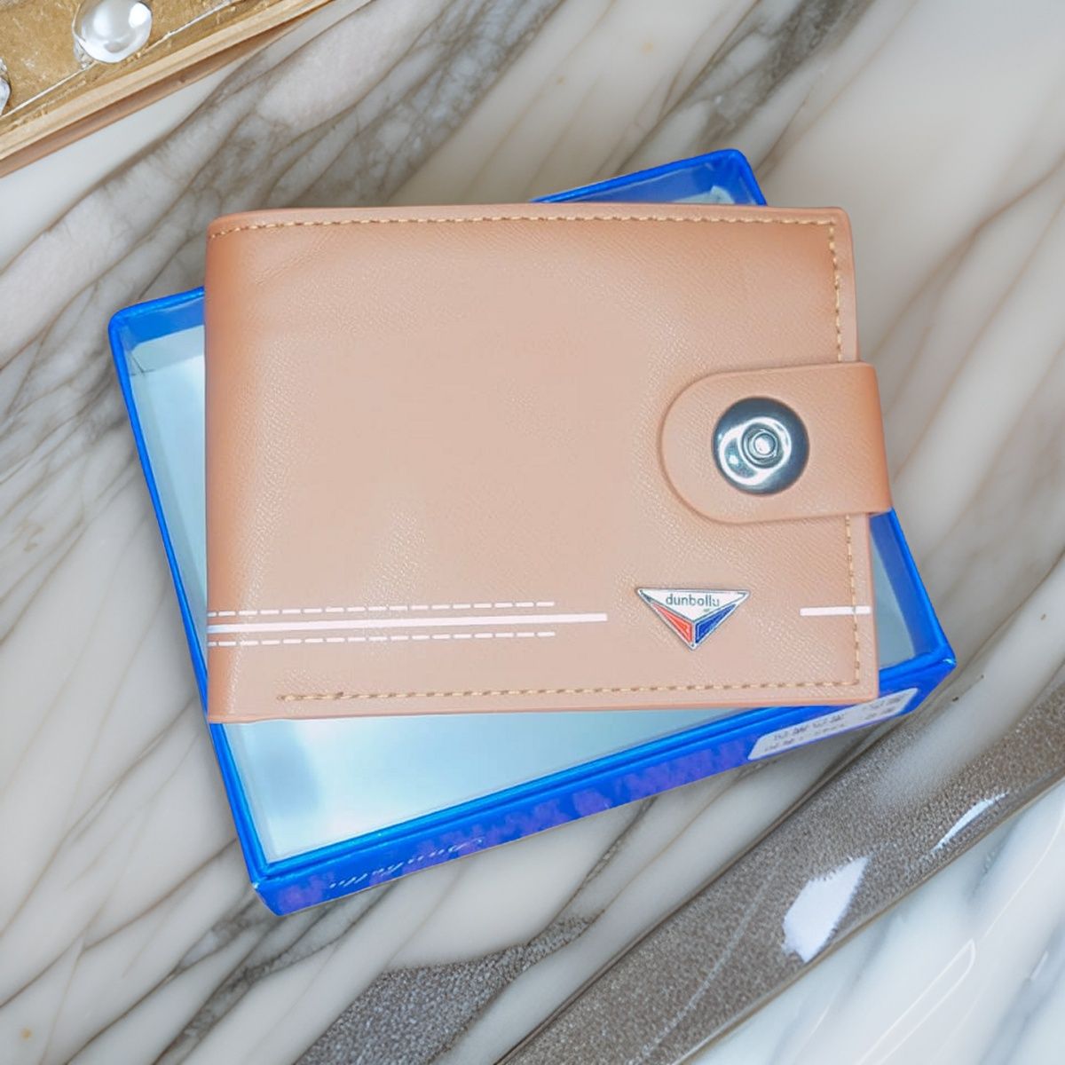 TheMarkhor Dunbollu Men's PU Leather Trifold Card Holder Retro Wallet's - Oshi.pk - Buy & Sell Online