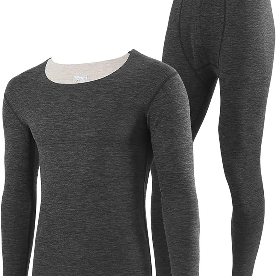 Thermal Underwear for Men/Women, Winter Autumn Clothes and Long Pants, Women's Thermal Suits, Round Neck Bottoming Underwear (Free Size) - Oshi.pk - Buy & Sell Online