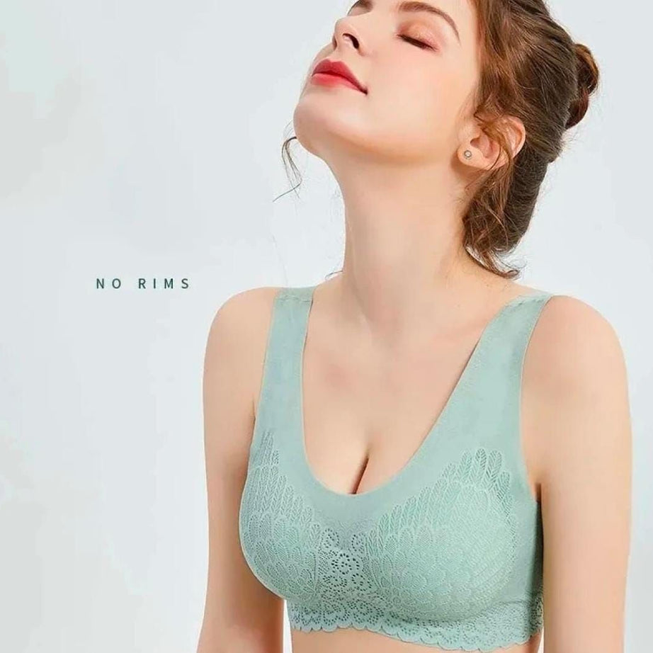 Thin Pluss Size Ice Silk Comfort Bra Seamless Bra For Women - Oshi.pk - Buy & Sell Online