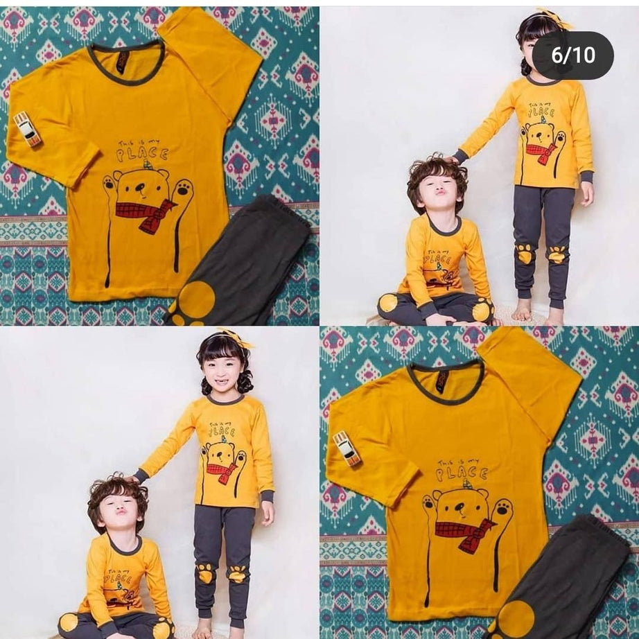 This is my Place Poh Printed Kids Night Dress - Oshi.pk - Buy & Sell Online