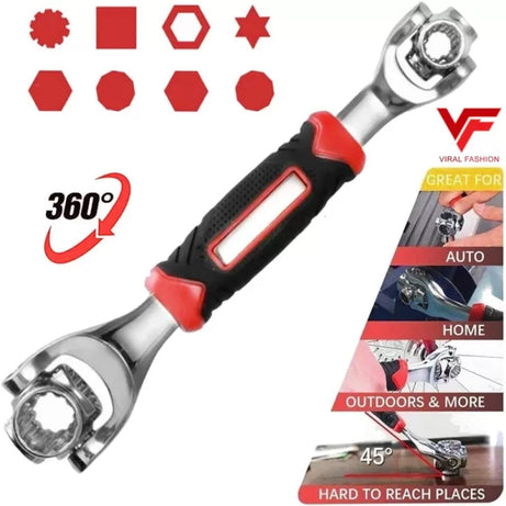 Tiger Pliers Wrench Tool 48 in 1 Multi-function Tool Bolts Torx 360 Degree Torx Square Universal Furniture Socket Tiger Wrench Spline Bolts Universal - Oshi.pk - Buy & Sell Online