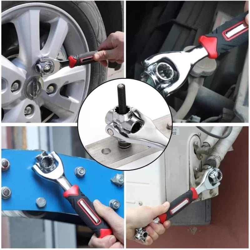 Tiger Pliers Wrench Tool 48 in 1 Multi-function Tool Bolts Torx 360 Degree Torx Square Universal Furniture Socket Tiger Wrench Spline Bolts Universal - Oshi.pk - Buy & Sell Online