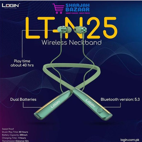 Top Brand Wireless NeckBand LT-N25 - Oshi.pk - Buy & Sell Online