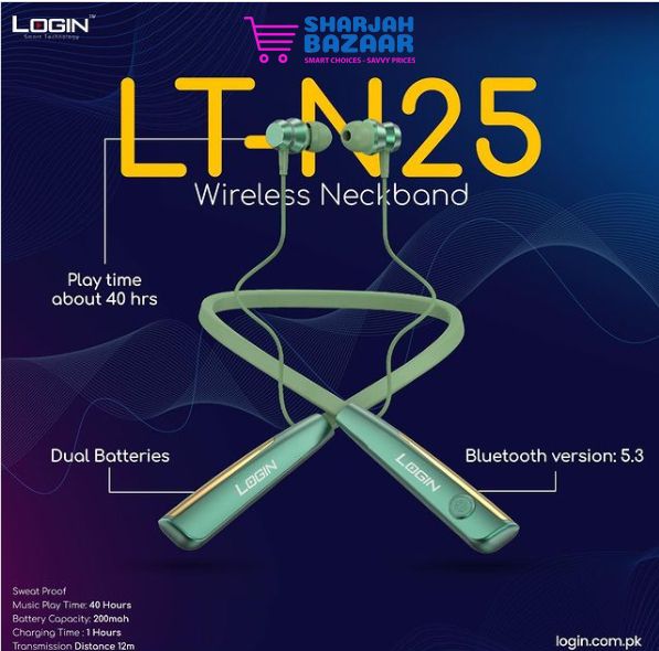 Top Brand Wireless NeckBand LT-N25 - Oshi.pk - Buy & Sell Online