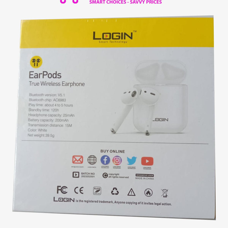 Top Class Login EarPods LT-WB3 - Oshi.pk - Buy & Sell Online