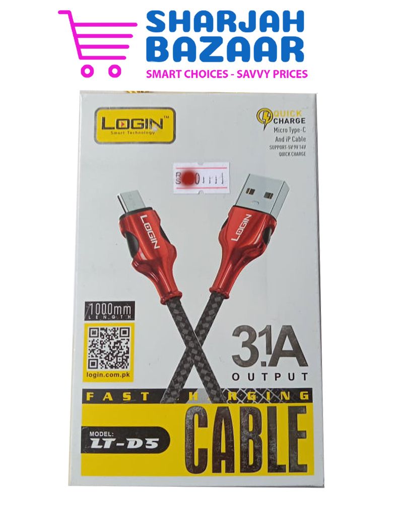 Top Quality Android Login Data Cable LT-D5 - Oshi.pk - Buy & Sell Online