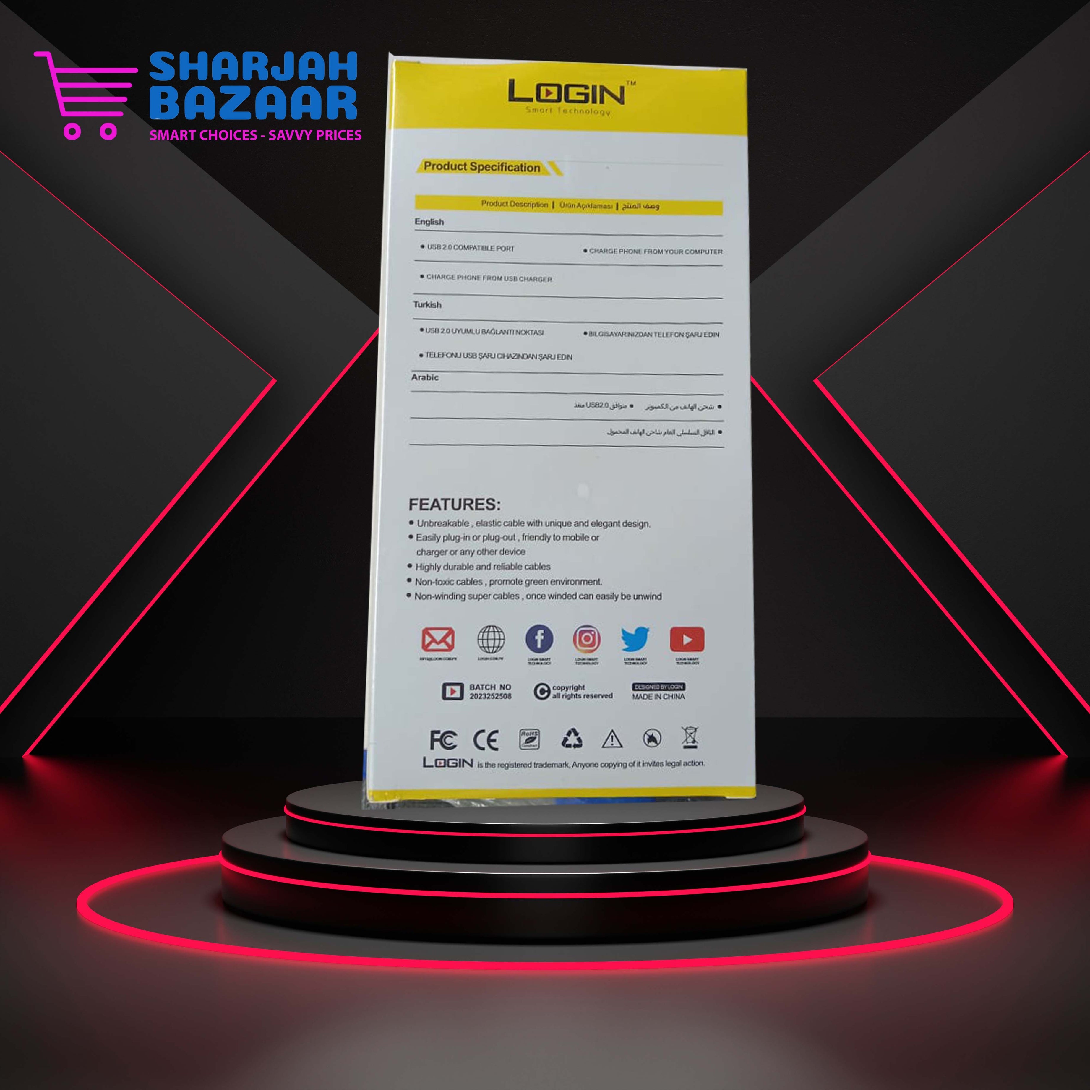 Top Quality iPhone Data Cable LT-D9 - Oshi.pk - Buy & Sell Online