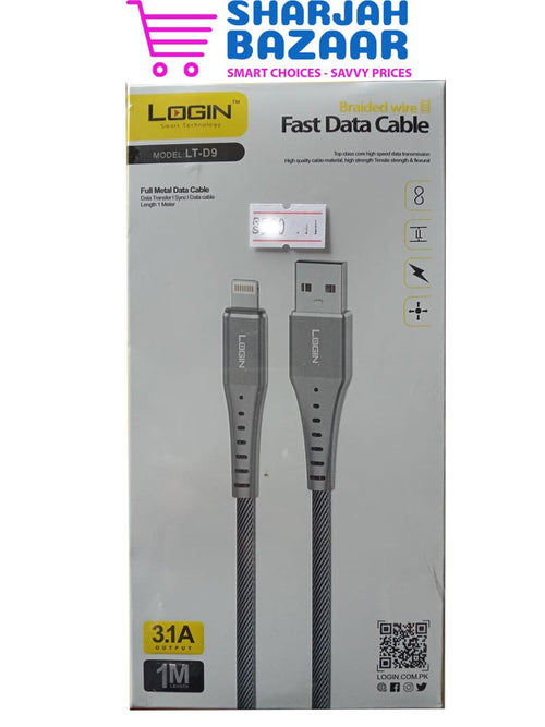 Top Quality iPhone Data Cable LT-D9 - Oshi.pk - Buy & Sell Online