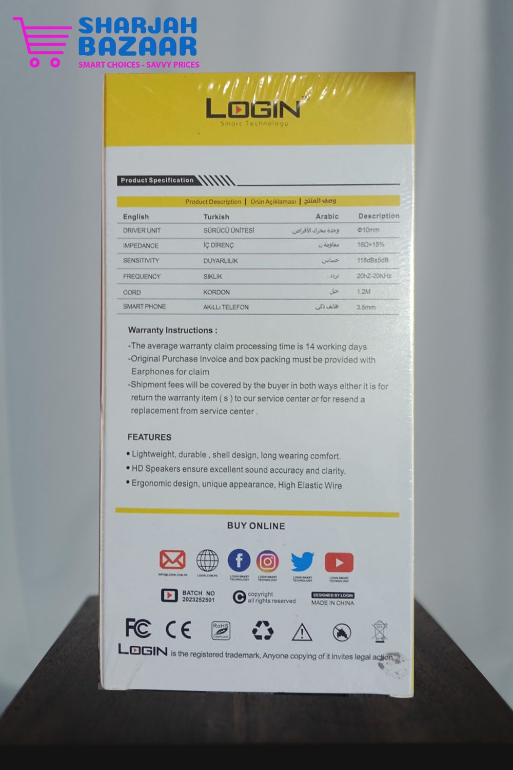 Top Quality Login Earphone LT-H5 - Oshi.pk - Buy & Sell Online