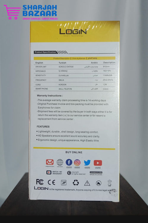 Top Quality Login Earphone LT-H5 - Oshi.pk - Buy & Sell Online