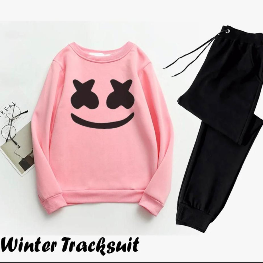 Tracksuit MARSHMELLO Thick & Fleece Fabric Full Sleeves Sweatshirt with trouser for Winter sweatshirt Fashion Wear tracksuit for men / boys - Oshi.pk - Buy & Sell Online