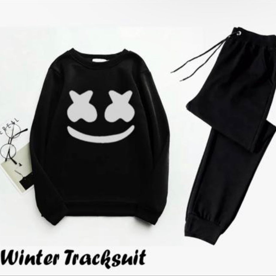 Tracksuit MARSHMELLO Thick & Fleece Fabric Full Sleeves Sweatshirt with trouser for Winter sweatshirt Fashion Wear tracksuit for men / boys - Oshi.pk - Buy & Sell Online