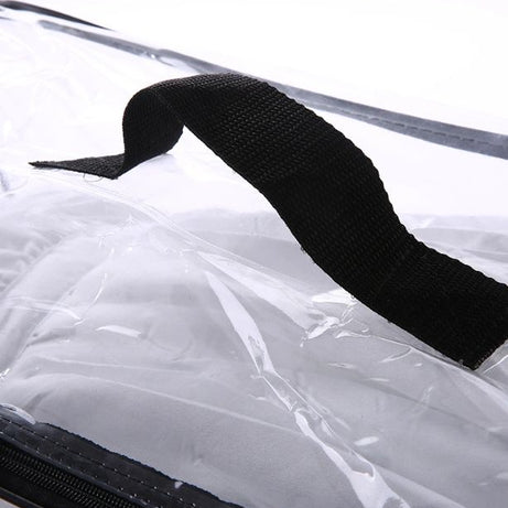 New Transparent Waterproof PVC Plastic Pillow Blanket Quilt Bag Comforter Bedding Products Storage Carry Packing Zipper Tote Bags - Oshi.pk - Buy & Sell Online