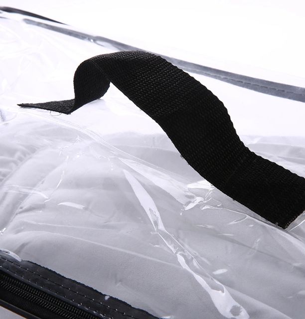 New Transparent Waterproof PVC Plastic Pillow Blanket Quilt Bag Comforter Bedding Products Storage Carry Packing Zipper Tote Bags - Oshi.pk - Buy & Sell Online