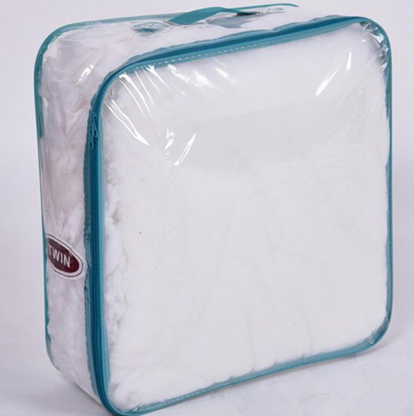 New Transparent Waterproof PVC Plastic Pillow Blanket Quilt Bag Comforter Bedding Products Storage Carry Packing Zipper Tote Bags - Oshi.pk - Buy & Sell Online