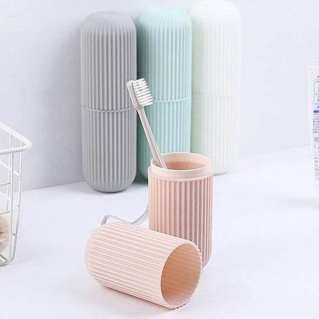 Travel Toothpaste & Toothbrush Cup Holder - Oshi.pk - Buy & Sell Online