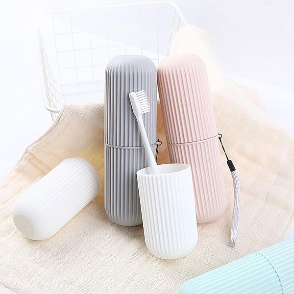 Travel Toothpaste & Toothbrush Cup Holder - Oshi.pk - Buy & Sell Online