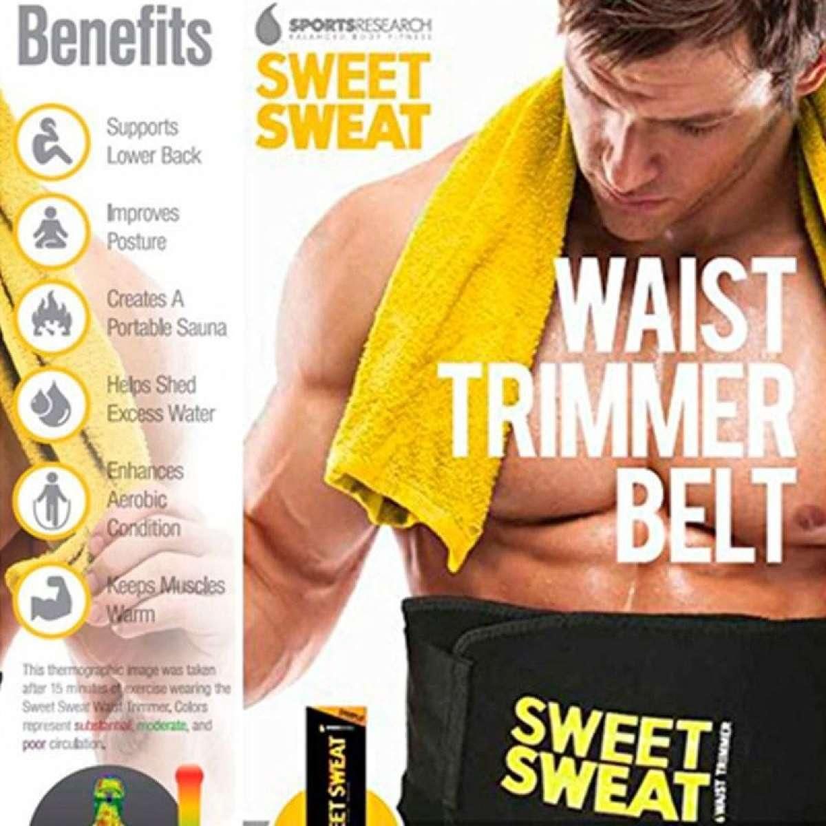 Trimming Sweet Sweat Waist Abdomen Hot Body Slimming Belt - Color Assorted - Oshi.pk - Buy & Sell Online
