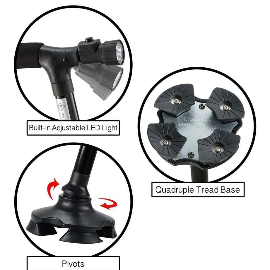 Trusty Cane Sturdy.Folding Cane With Built-In Lights - Oshi.pk - Buy & Sell Online