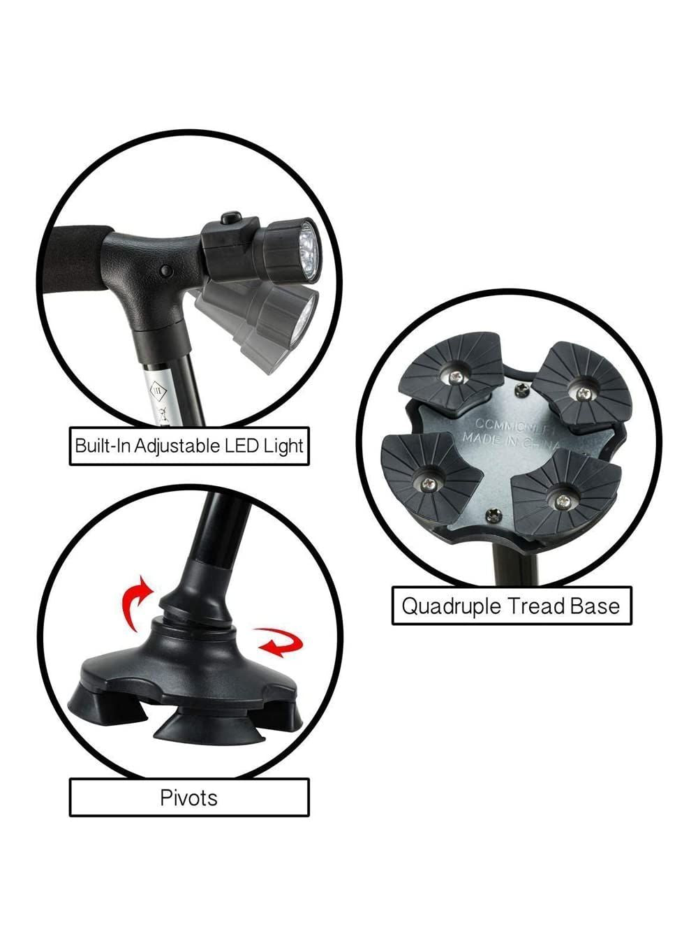 Trusty Cane Sturdy.Folding Cane With Built-In Lights - Oshi.pk - Buy & Sell Online