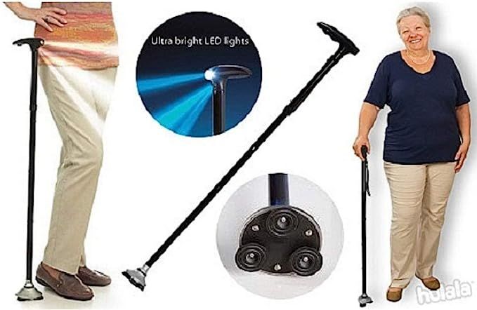 Trusty Cane Sturdy.Folding Cane With Built-In Lights - Oshi.pk - Buy & Sell Online