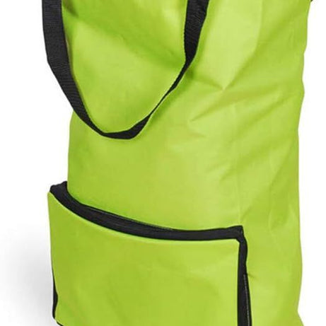Tug Shopping Bag with Foldable Wheels Design, Multifunctional Large Capacity Oxford Tote for Laundry Groceries, Suitable for Daily Travel Picnic - Oshi.pk - Buy & Sell Online