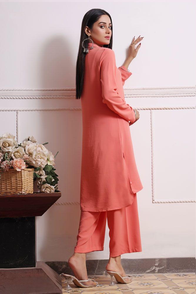 Turkey Outlet-Peach-Washingwear Premium Kurti - Oshi.pk - Buy & Sell Online