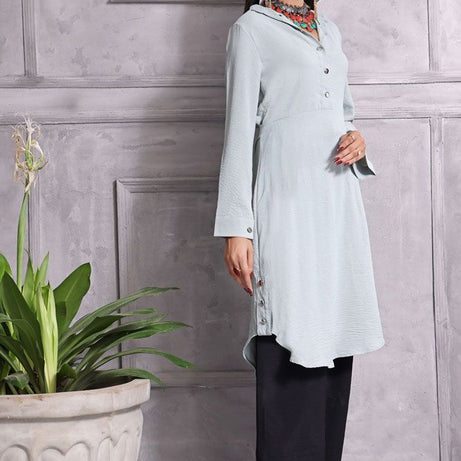 Turkey Outlet-White-Washingwear Premium Kurti - Oshi.pk - Buy & Sell Online