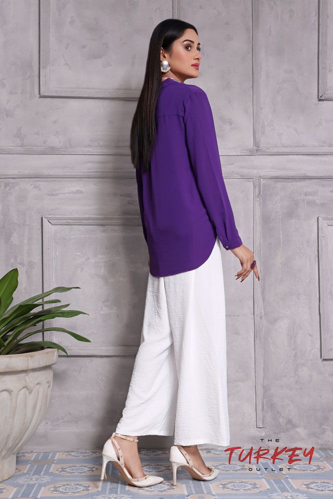 Turkey Outlet-Purple-Washingwear Premium Top - Oshi.pk - Buy & Sell Online