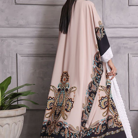 Turkey Outlet-Flower-black with besky Premium Ladies-Shrug (2PCS) - Oshi.pk - Buy & Sell Online