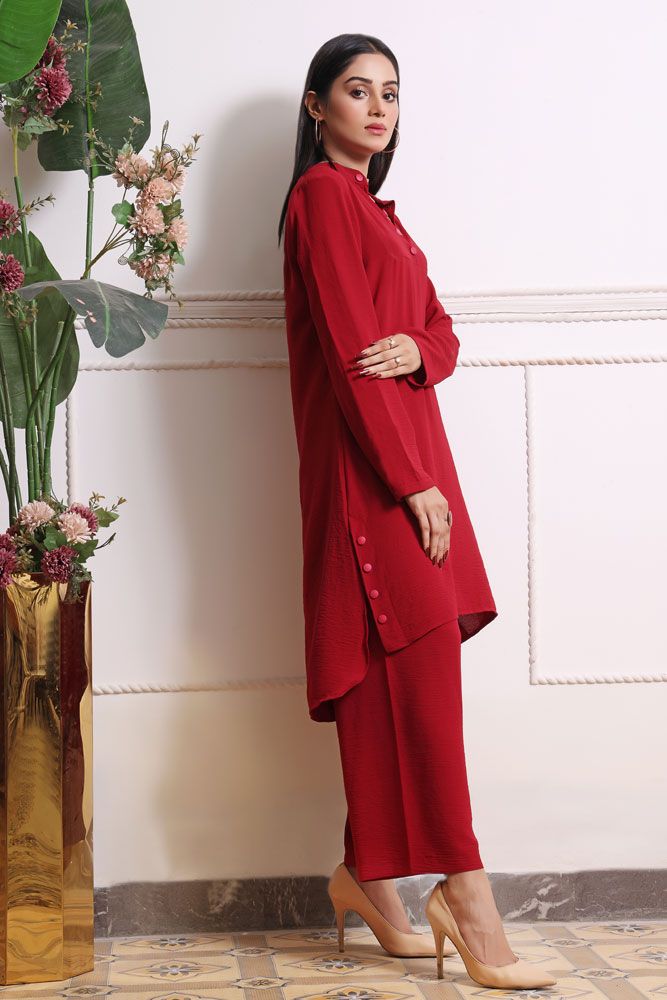 Turkey Outlet-Red-Washingwear Premium Kurti - Oshi.pk - Buy & Sell Online