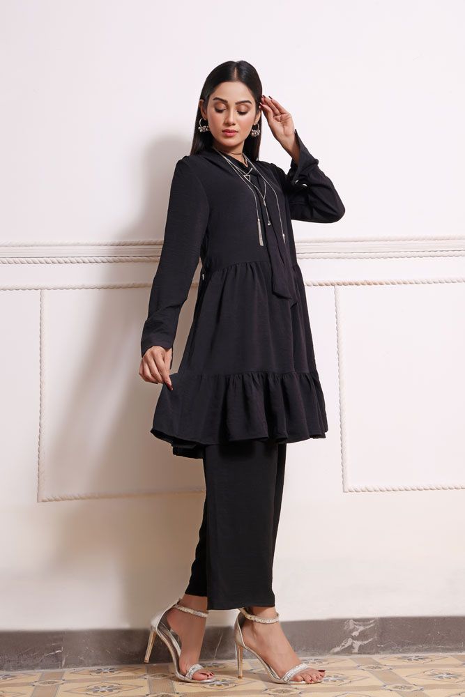 Turkey Outlet-Black-Washingwear Premium Kurti - Oshi.pk - Buy & Sell Online