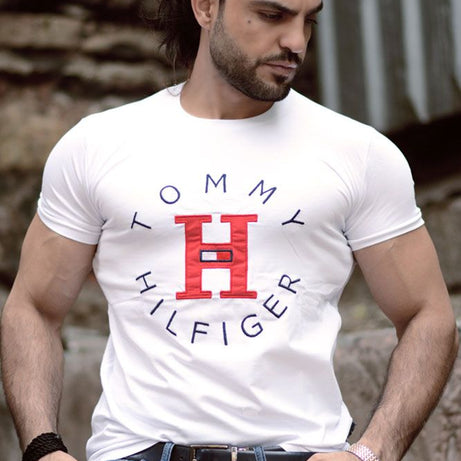 Turkey Outlet Round Neck Printed T Shirts Cotton Fabric Soft and Comfortable T shirts - Oshi.pk - Buy & Sell Online