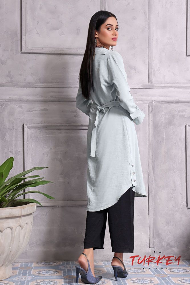 Turkey Outlet-White-Washingwear Premium Kurti - Oshi.pk - Buy & Sell Online