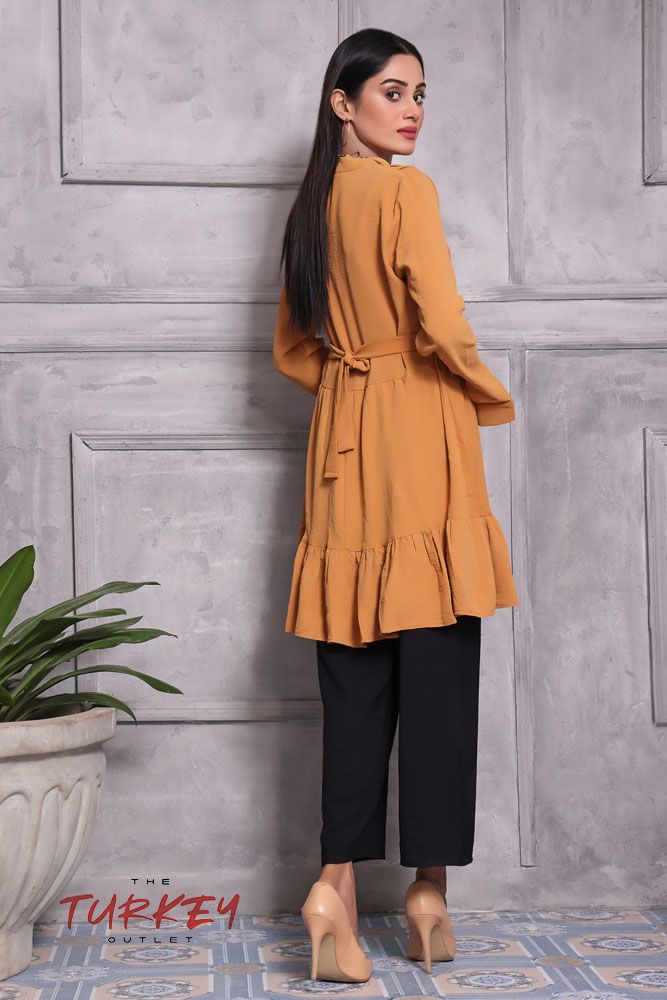 Turkey Outlet-Yellow-Washingwear Premium Kurti - Oshi.pk - Buy & Sell Online