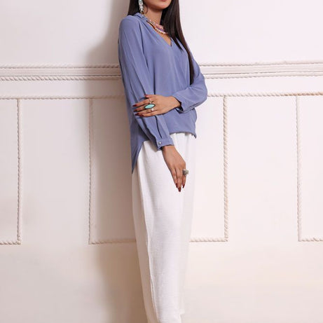 Turkey Outlet-Blue-Washingwear Premium Top - Oshi.pk - Buy & Sell Online