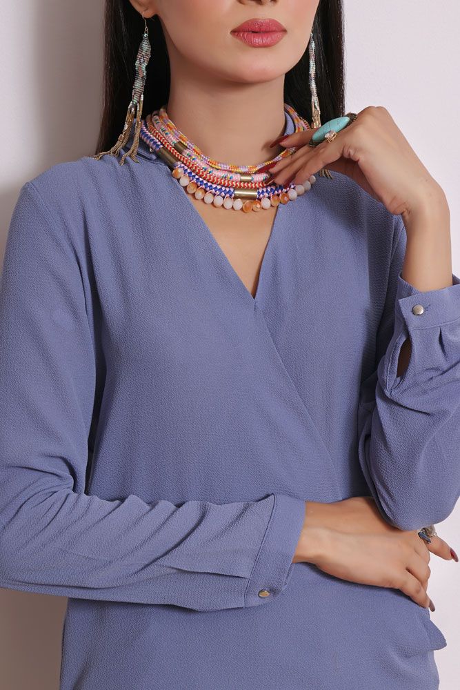 Turkey Outlet-Blue-Washingwear Premium Top - Oshi.pk - Buy & Sell Online