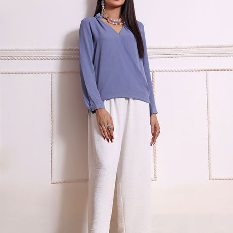 Turkey Outlet-Blue-Washingwear Premium Top - Oshi.pk - Buy & Sell Online