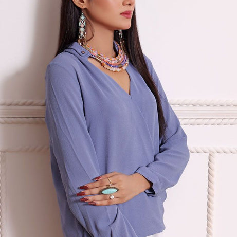 Turkey Outlet-Blue-Washingwear Premium Top - Oshi.pk - Buy & Sell Online