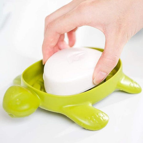 Turtle Soap Dish Bathroom Storage Non Slip Soap Holder - Oshi.pk - Buy & Sell Online