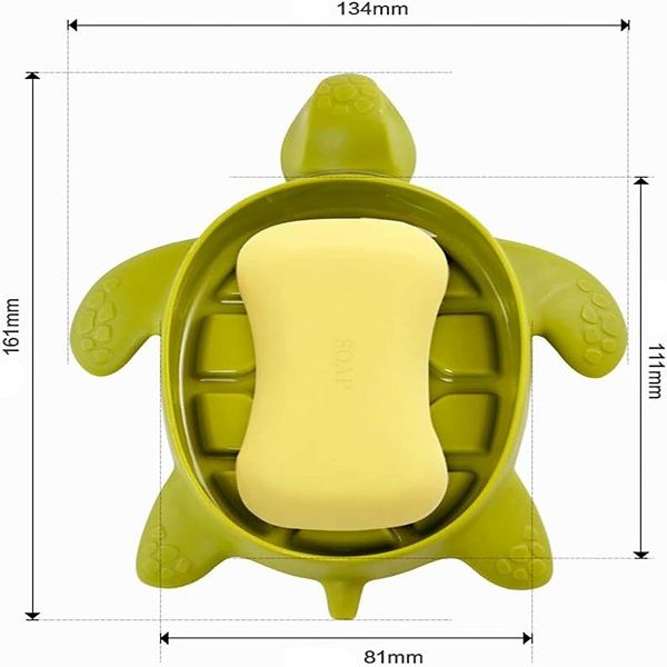 Turtle Soap Dish Bathroom Storage Non Slip Soap Holder - Oshi.pk - Buy & Sell Online