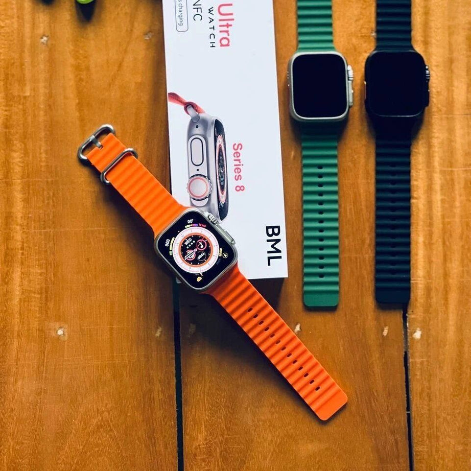 TW18 Ultra 49MM NFC Supported Titanium Case Bluetooth Calling Smartwatch - Oshi.pk - Buy & Sell Online