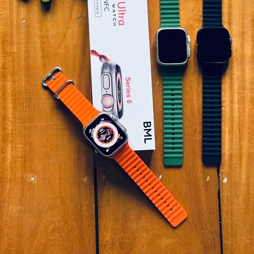 TW18 Ultra 49MM NFC Supported Titanium Case Bluetooth Calling Smartwatch - Oshi.pk - Buy & Sell Online