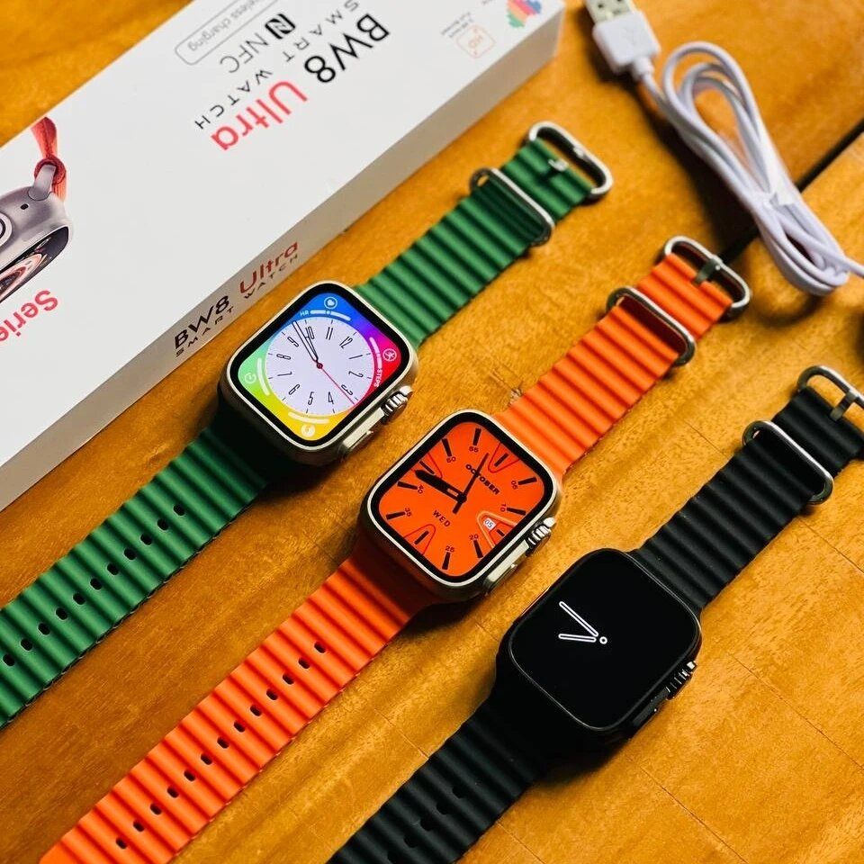 TW18 Ultra 49MM NFC Supported Titanium Case Bluetooth Calling Smartwatch - Oshi.pk - Buy & Sell Online